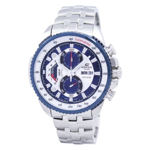 Edifice Watch EF 558 Silver Blue