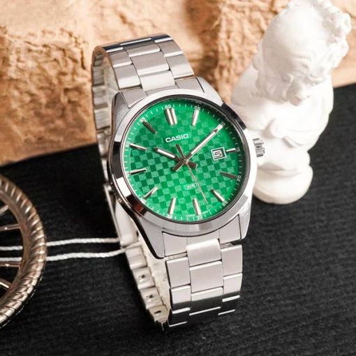 CASIO MTP-VD03D-3A2UDFミントグリーン腕時計ウォッチ Casio MTP-VD03D-3A2 41mm Mint Green Dial Quartz Watch | eBay