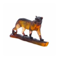 Daum | Crystal Limited Edition Leopard Figurine