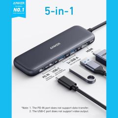 Anker | 332 USB-C Hub | 5-in-1 | Black
