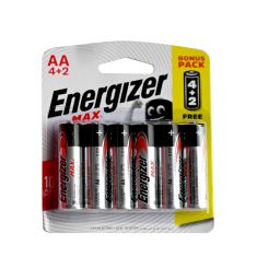 Energizer | MAX-E91BP 4+2-AA 