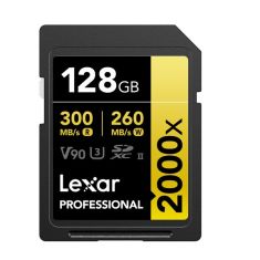 Lexar | 128GB Professional 2000x UHS-II SDHC Memory Card