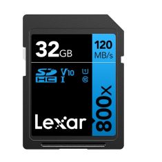 Lexar | 32GB | High-Performance 800x UHS-I SDHC Memory Card