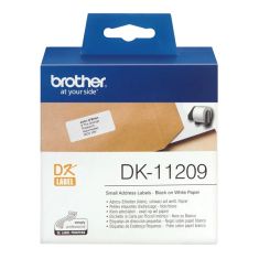 Brother | Lable Roll | DK-11209 - Black on White | 29mm x 62mm