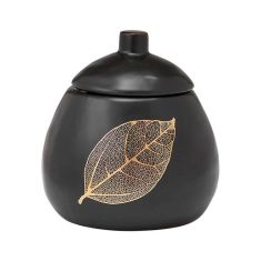 Ashdene | Lantana Black & Gold Sugar Bowl