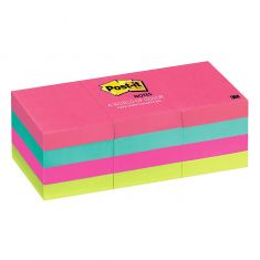 3M | Post-it  Neon Colors, 1.5" x 2", 12 pads / pack, 100 sh each