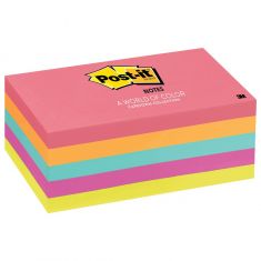 3M | Post-it  Neon Colors, 3" x 5", 5 pads / pack, 100 sh each