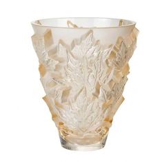 Lalique | Champs Elysees Vase, Small, Gold Lustre