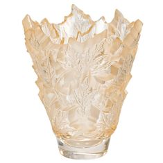 Lalique | Champs Elysees vase Gold Luster Crystal