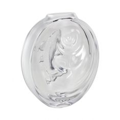 Lalique | Carpe Koi Fish 7" Bud Vase | Clear