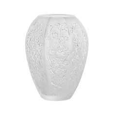 Lalique | Sakura Medium Vase Clear Crystal