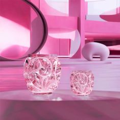 Lalique | Tourbillons Vase Pink Luster Crystal 9inches