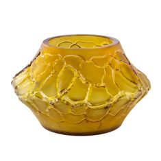 Lalique | Caldera Small Vase-Votive  Canyon Crystal