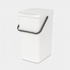 Brabantia | Sort & Go  Waste Container | White | 16L