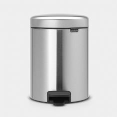 Brabantia | Pedal Bin Newicon 5 Litre | Matt Steel