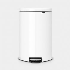 Brabantia | Pedal Bin Flatback 40L | White