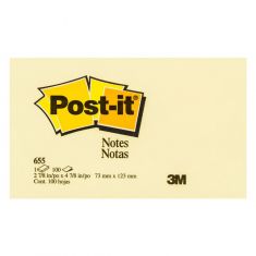 3M | Post-it  Notes, 3 in x 5 in| Canary Yellow