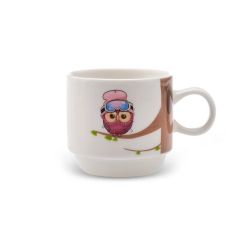 Karaca | Owl 4-Piece Stand Tea Cup
