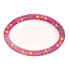 Karaca | Flores Boat Plate