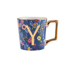 Karaca | Flower Y Letter Mug