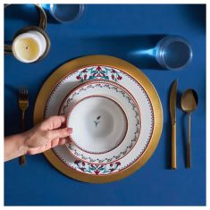 Karaca | Forever Bone Nakkaş 24 Piece Dinner Set for 6 People