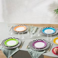 Karaca | Zigzag Porcelain 12 Piece Dinner Set for 6 People