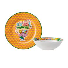 Karaca | X Kral Sakir Porcelain Children's Dinner Set Colourful