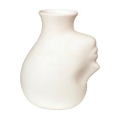  Polspotten | Head Upside-down White Vase