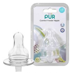 PUR | Comfort Feeder Slim Neck Nipple (Size M)