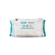 PUR | Baby Saline Wipes | Fragrance Free l Naturally Scented  80 Wipes