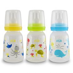 PUR | Straight Classic Bottle 4 oz. / 125 ml with silicone nipple