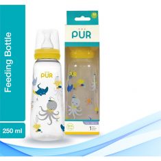 PUR | Straight Classic Bottle 8 oz. / 250 ml with silicone nipple