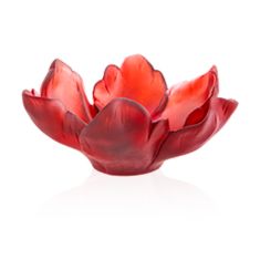 Daum | Crystal Tulip Small Bowl Red