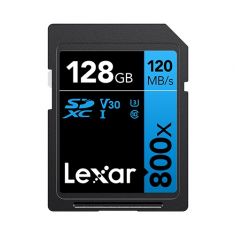 Lexar | 128 GB | High-Performance 800x SDHC™/SDXC™ UHS-I Card BLUE Series