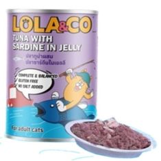 Lola & Co | Tuna With Sardine In Jelly Can | 400g x 4 Pcs