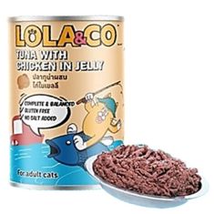 Lola & Co | Tuna With Chicken In Jelly Can | 400g x 4 Pcs