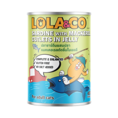 Lola & Co | Sardine With Mackerel Cutlets in Jelly Can | 400g x 4 Pcs
