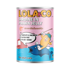 Lola & Co | Sardine with Prawn in Jelly Can | 400g x 4 Pcs