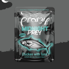 Pramy | Chicken With Tuna Broth Midnight Prey Pouch 80g x 4 Pcs