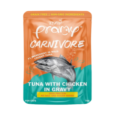 Pramy | Carnivore Tuna With Chicken In Gravy Pouch 70g x 6 Pcs