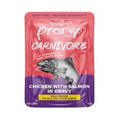 Pramy | Carnivore Chicken With Salmon In Gravy Pouch | 70g x 6 Pcs