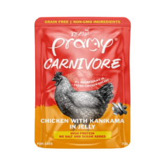 Pramy | Carnivore Chicken With Kanikama In Jelly Pouch 70g x 6 Pcs