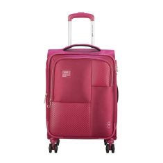 VIP | Cardinal 8 Wheel Soft Trolley | Burgundy | Luggage