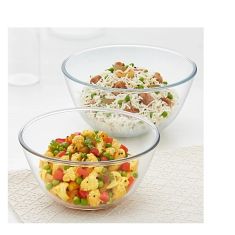 Borosil | Mixing & Serving Bowl 1.3 + 2.5 L | Set of 2