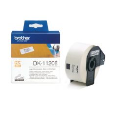Brother | Lable Roll | DK-11208 - Black on White | 38mm x 90mm