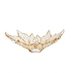 Lalique | Champs-Élysées Grand Bowl Gold Luster Crystal