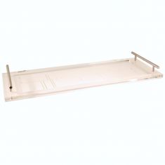 Acrylic | Thick Clear Serving Tray with Handle
