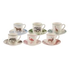 Karaca | Jungle Set of 6 Coffee Cups