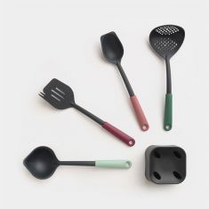 Brabantia | Kitchen Utensils Set| Mixed Colors 