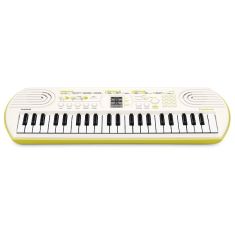 Casio | Keyboard | SA80H2 + AC Adaptor | White / Yellow